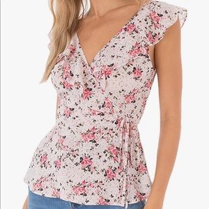 Black Swan Floral Blouse - never worn